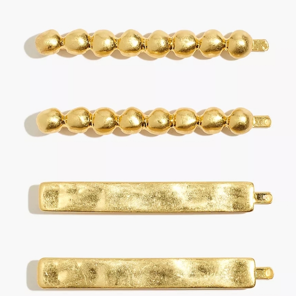 NWT Madewell 4 Pack Textured Hair Pins